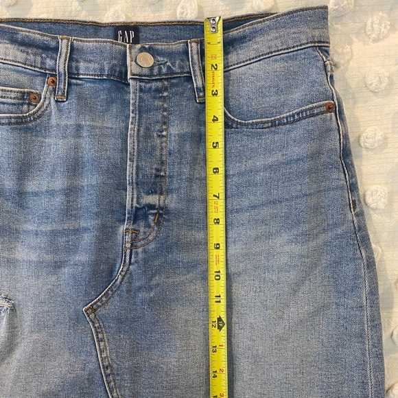 Gap Light Wash Jean Skirt - Picture 6 of 6